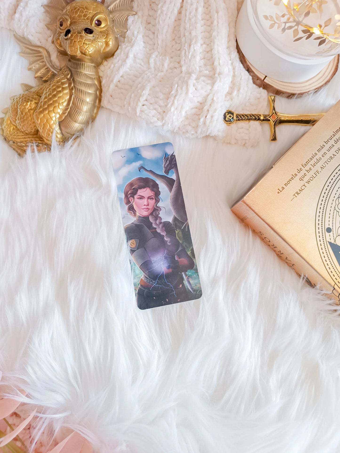 Violet, Tairn and Andarna Bookmark - Fourth Wing