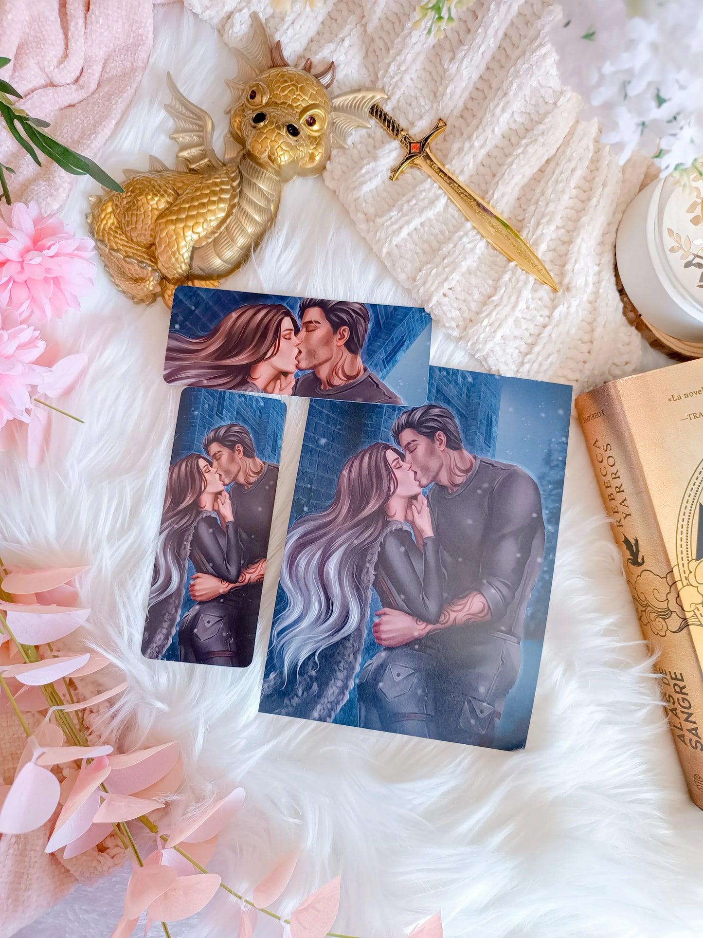 Violet and Xaden Bookmark - Fourth Wing