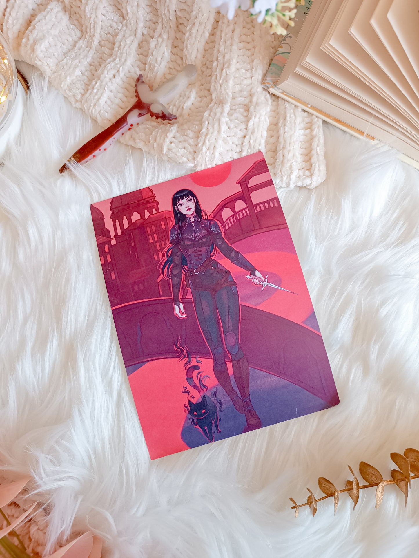 Mia Corvere and Mister Kindly Print - Nevernight
