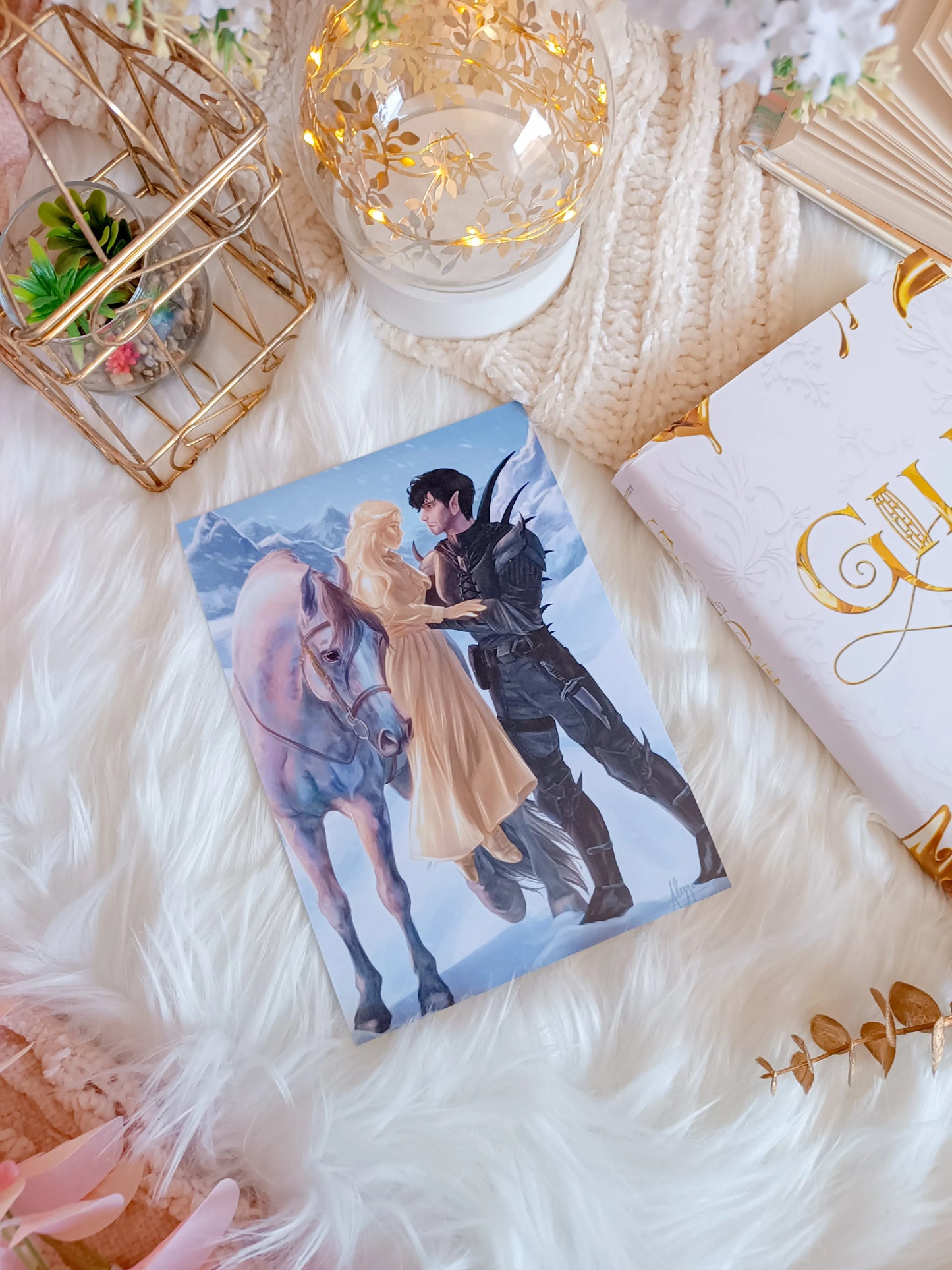 Auren and Rip Print - The Golden Prisoner