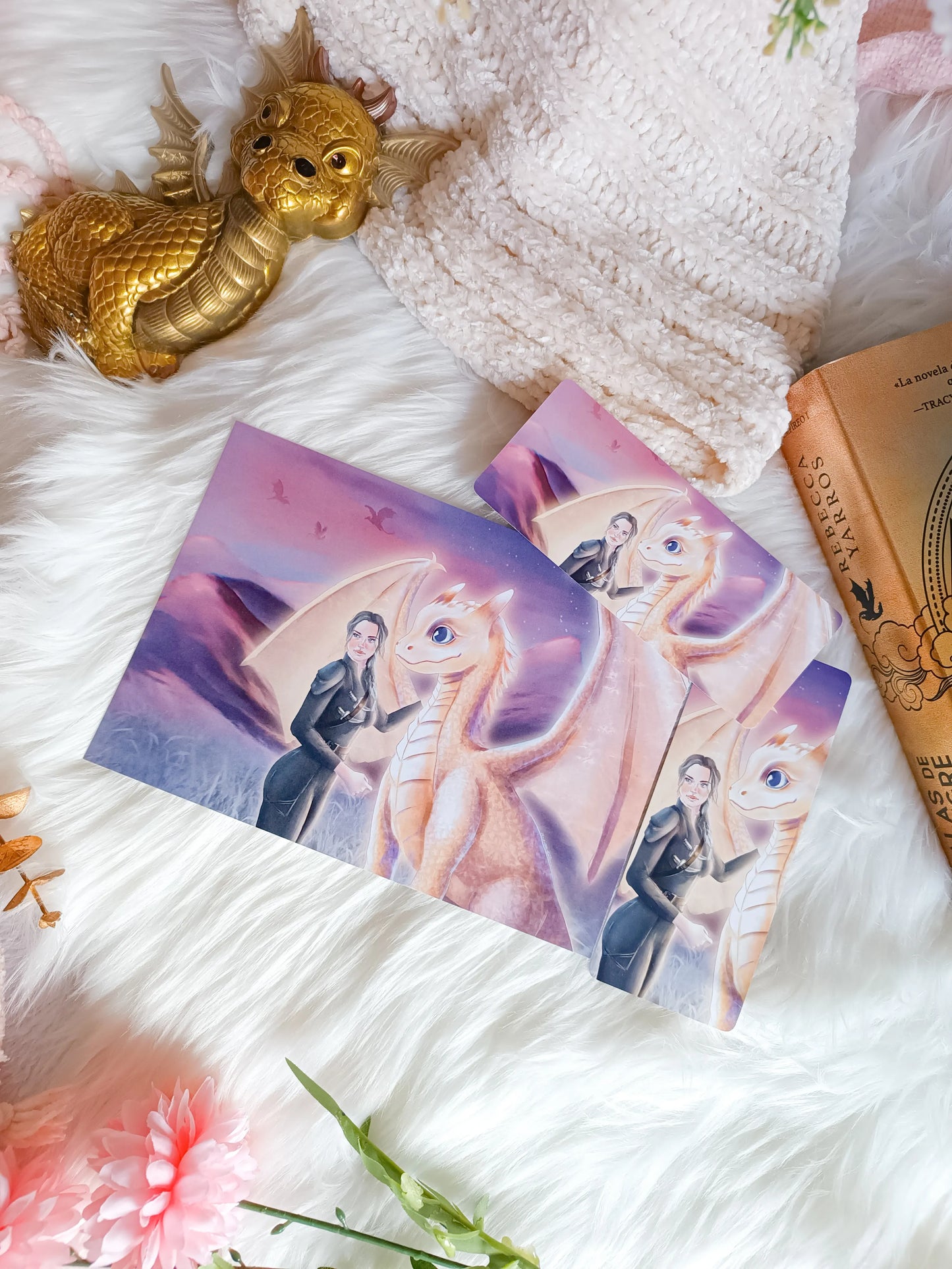 Violet and Andarna Print - Fourth Wing
