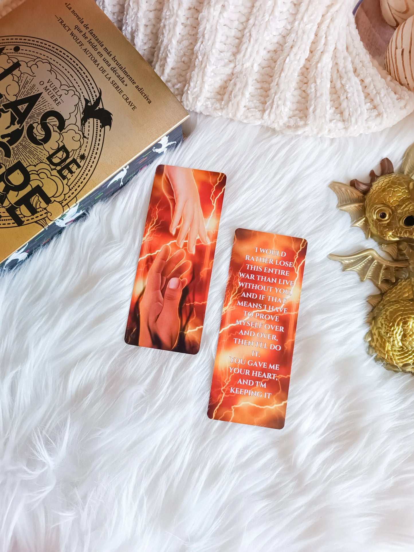 Violet and Xaden Bookmark - Fourth Wing