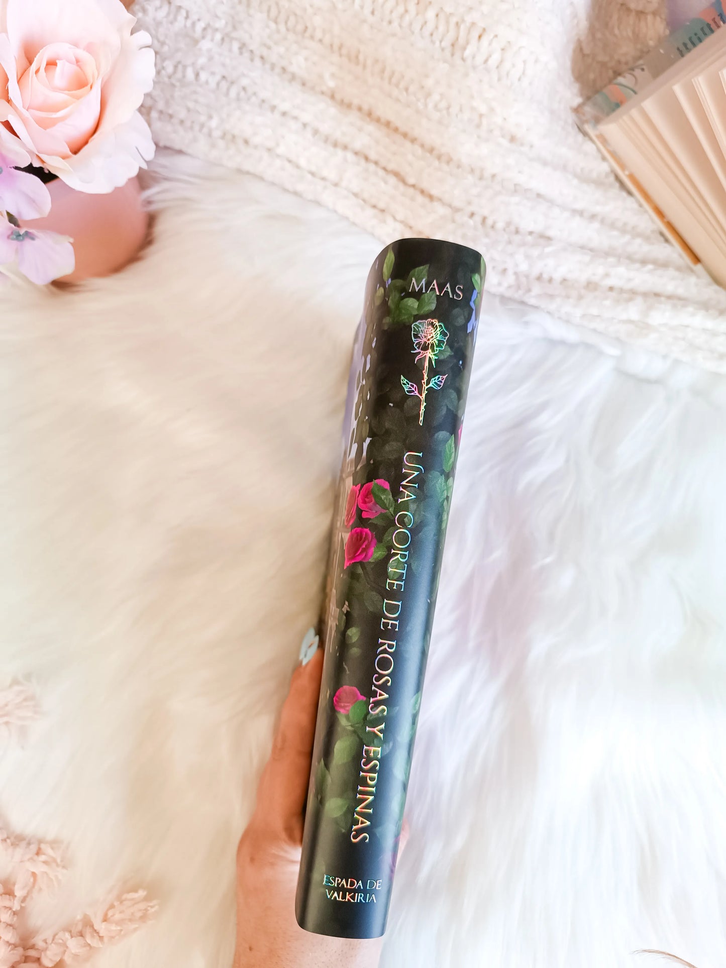 Dust jackets of the 5 ACOTAR books