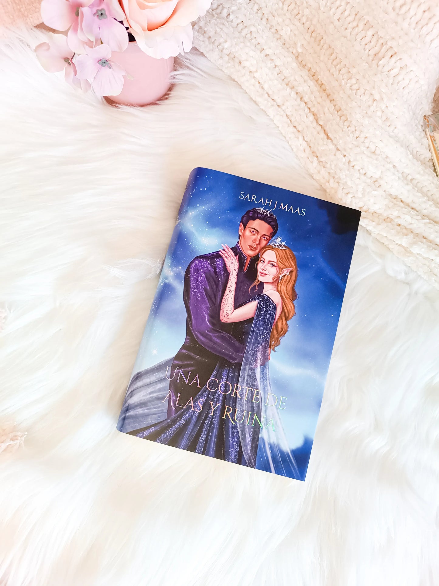 Dust jackets of the 5 ACOTAR books