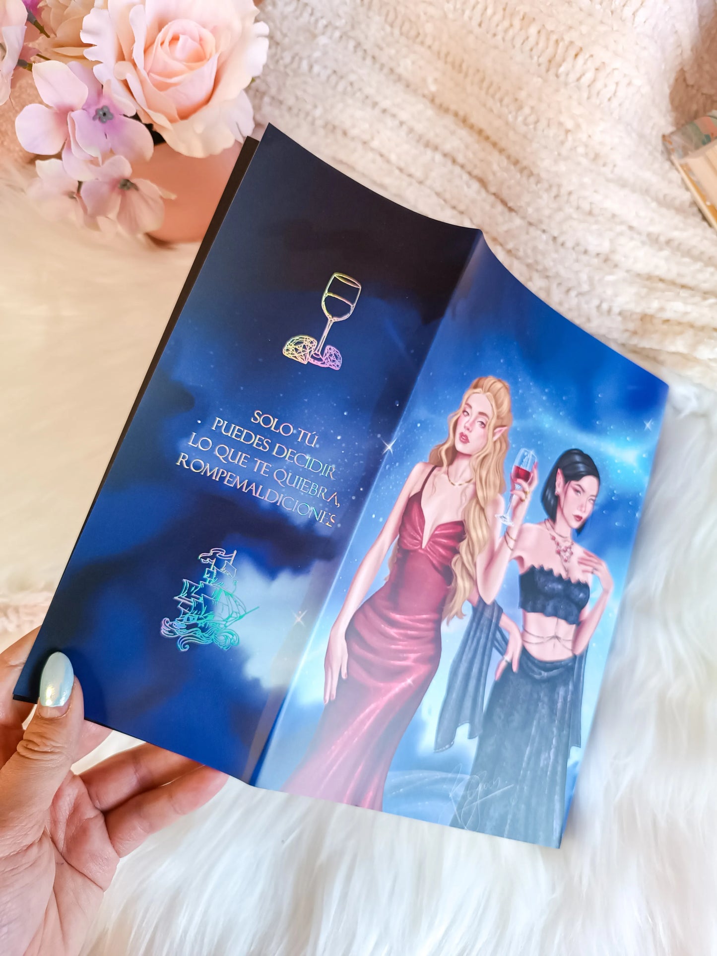 Dust jackets of the 5 ACOTAR books