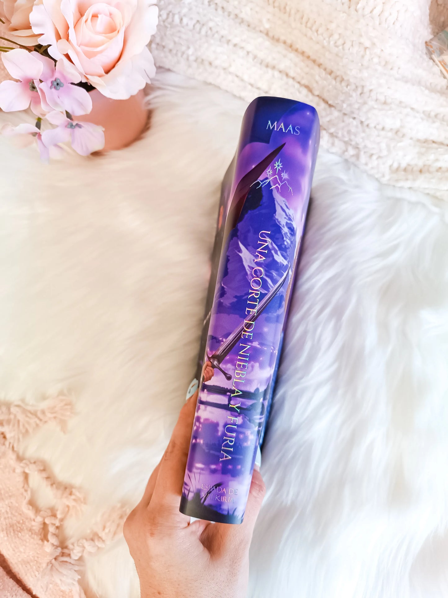 Dust jackets of the 5 ACOTAR books