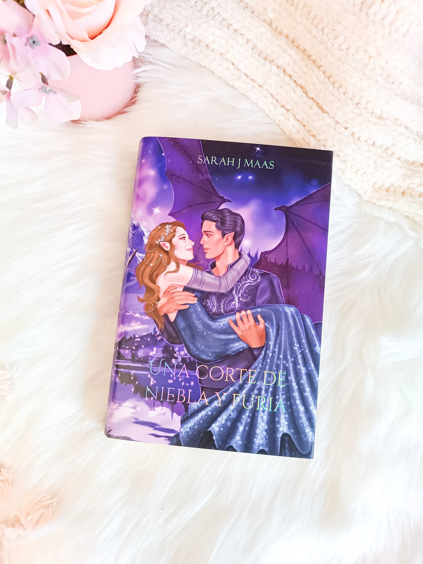 Dust jackets of the 5 ACOTAR books