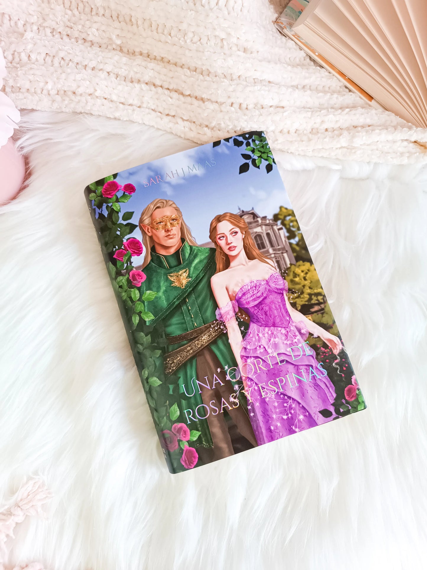 Dust jackets of the 5 ACOTAR books