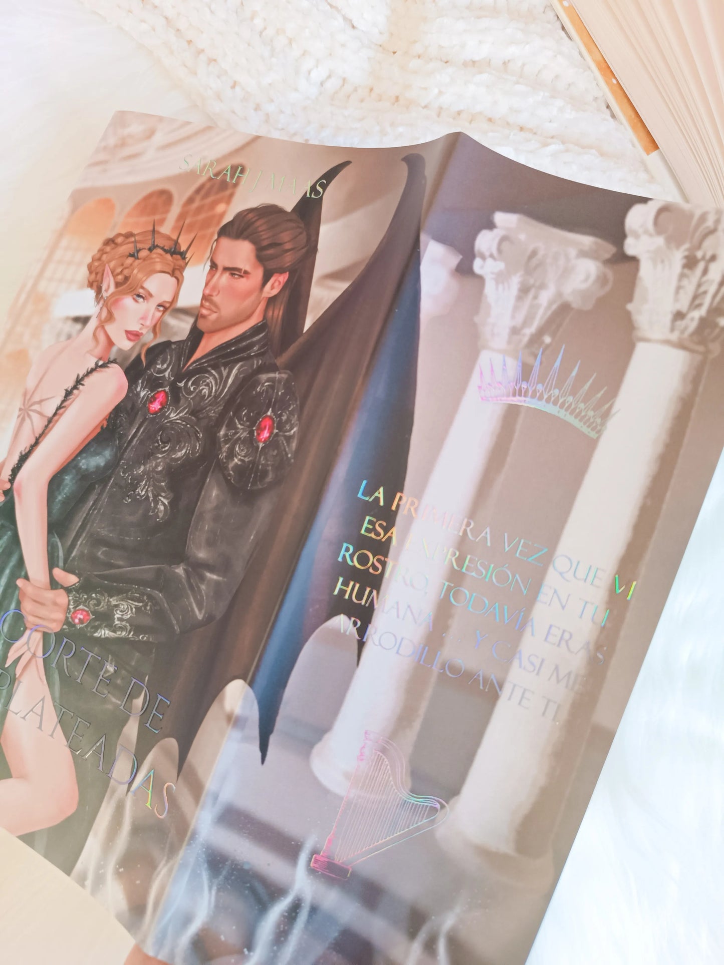 Dust jackets of the 5 ACOTAR books