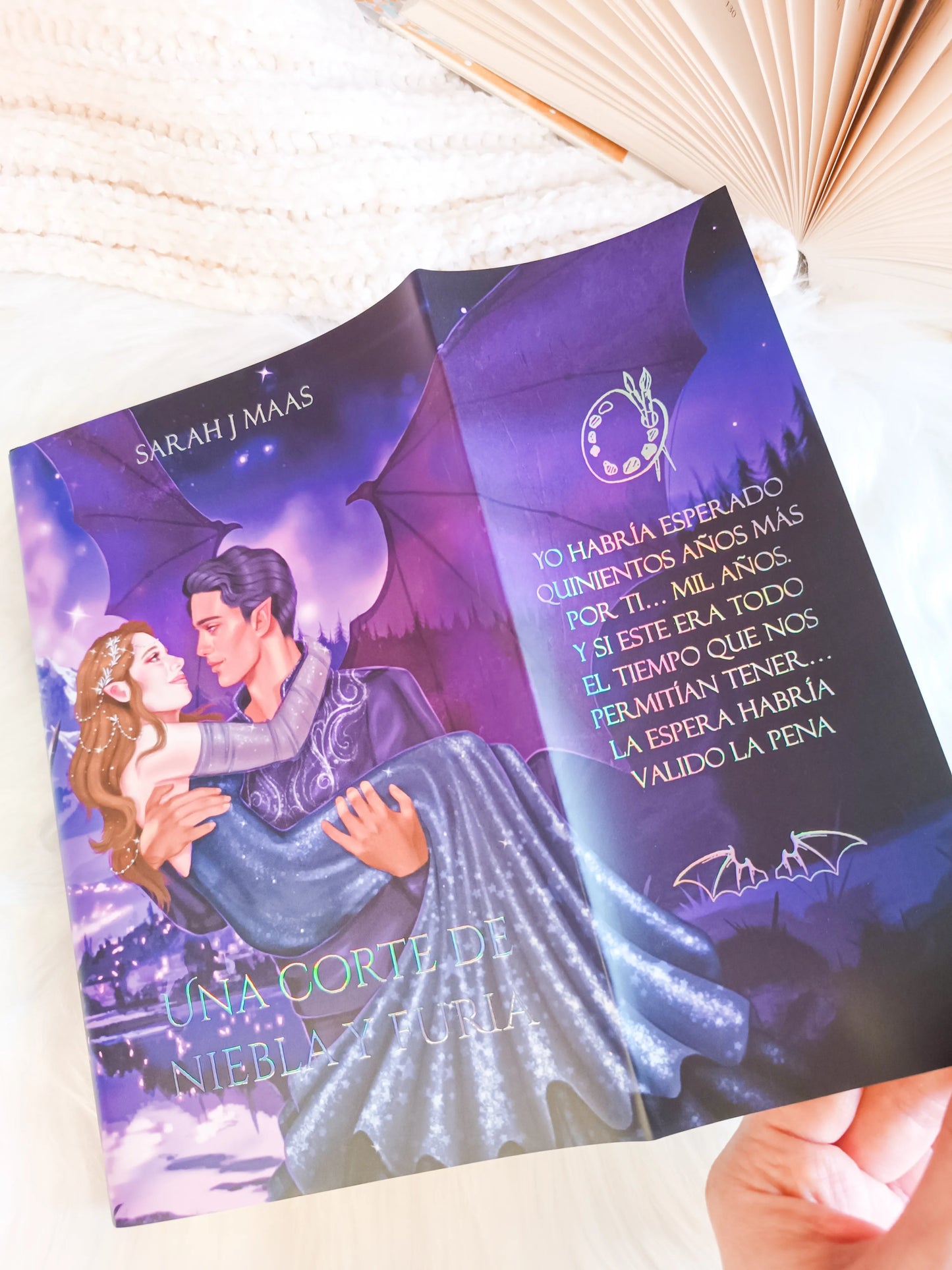 Dust jackets of the 5 ACOTAR books