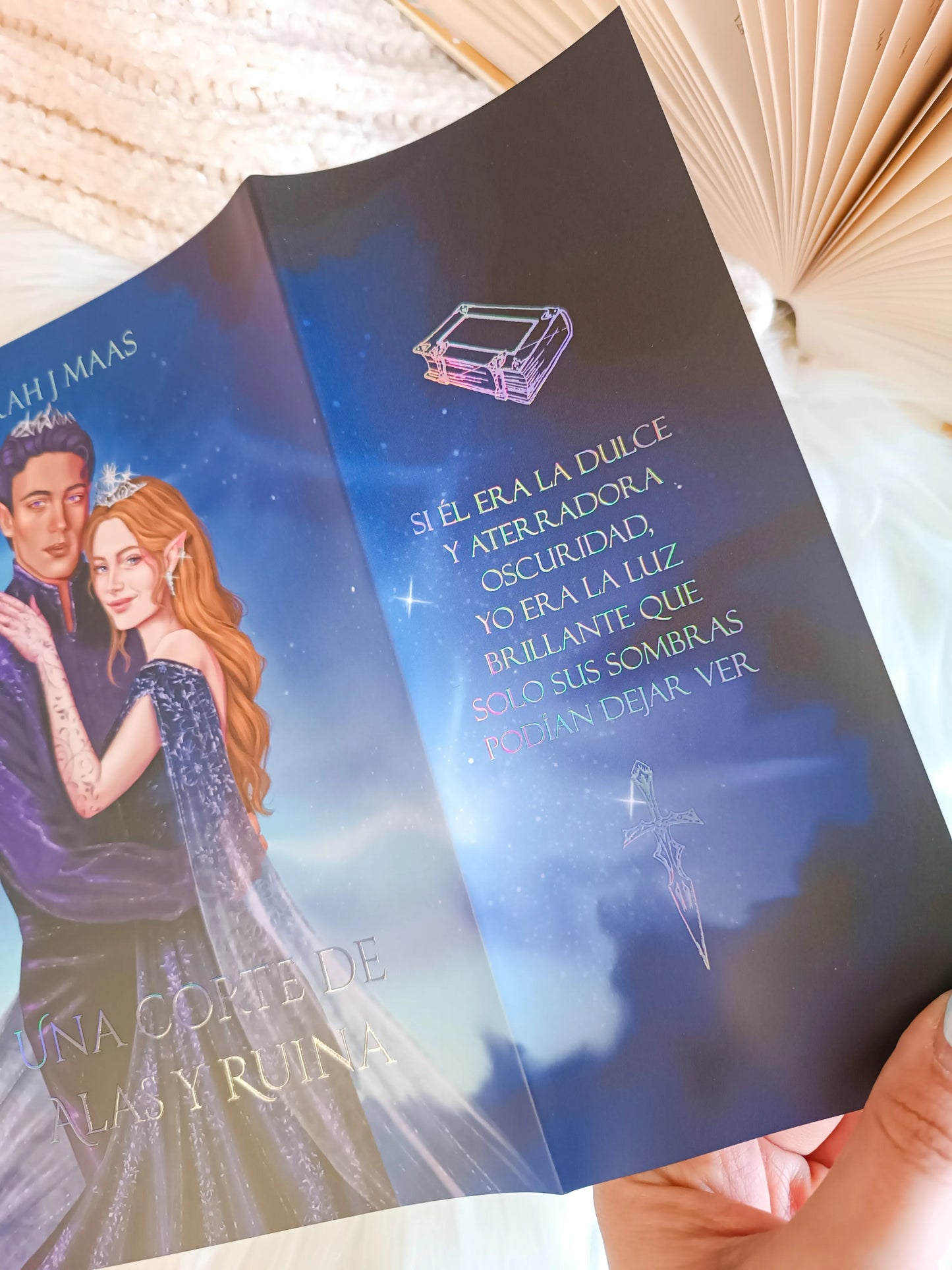 Dust jackets of the 5 ACOTAR books
