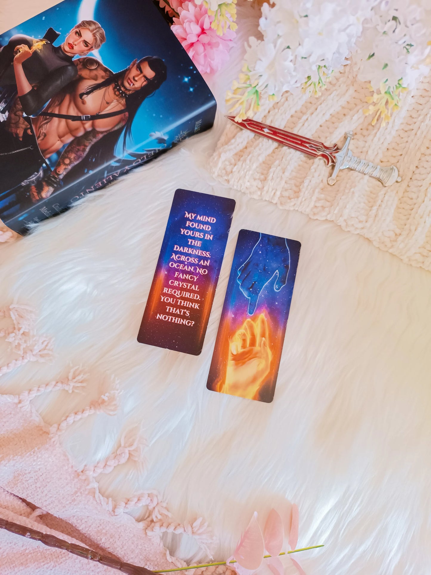 Day and Night Hands Bookmark - Crescent City