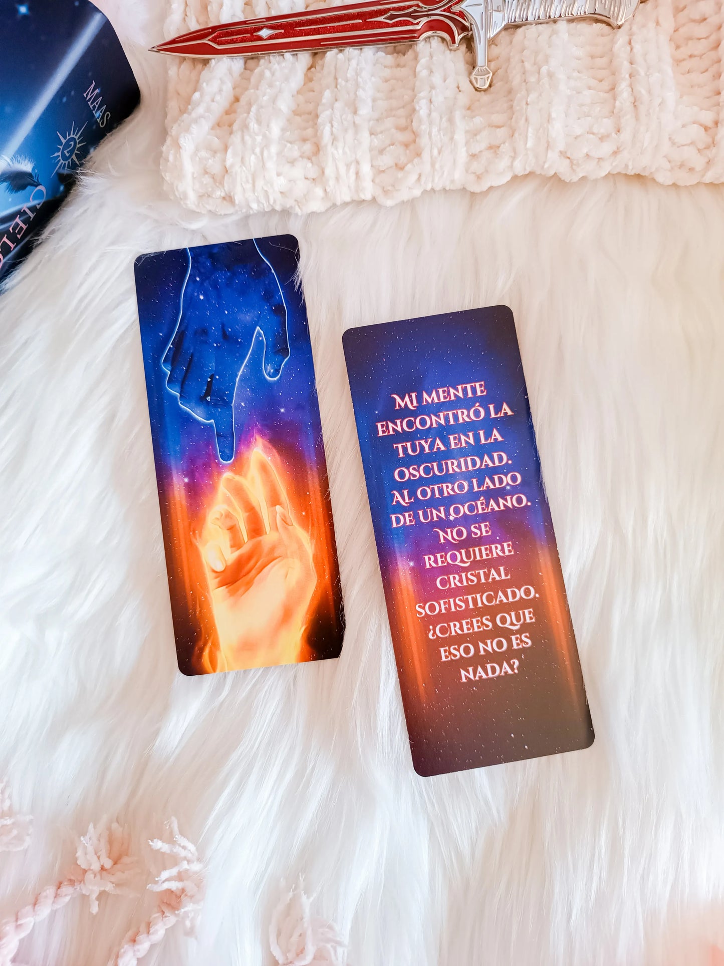 Day and Night Hands Bookmark - Crescent City