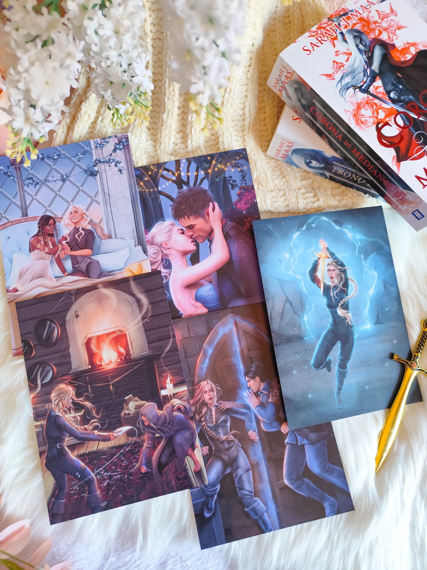 Set of Prints of Crown of Midnight