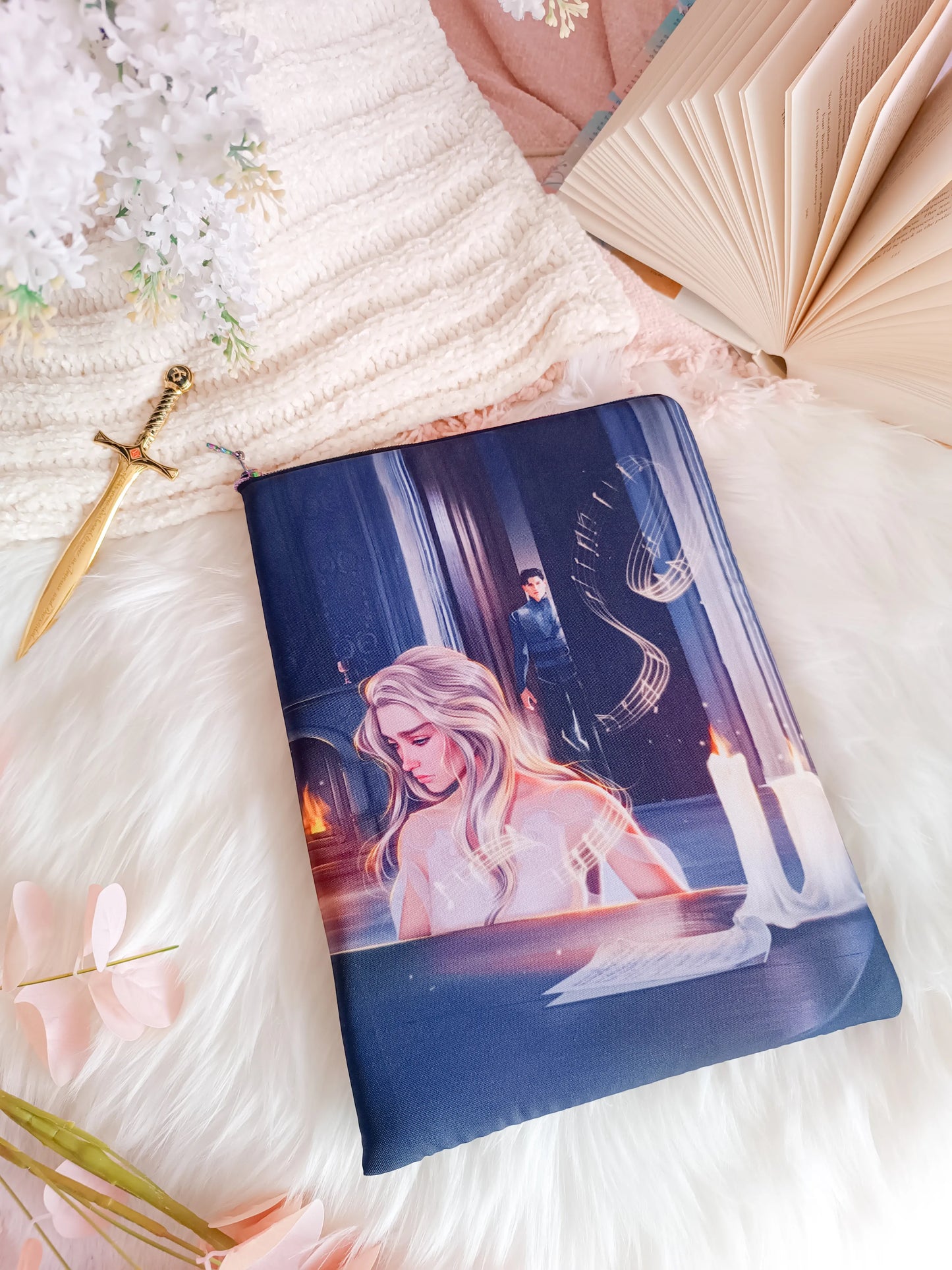 Celaena Playing the Bow Book Cover - Throne of Glass