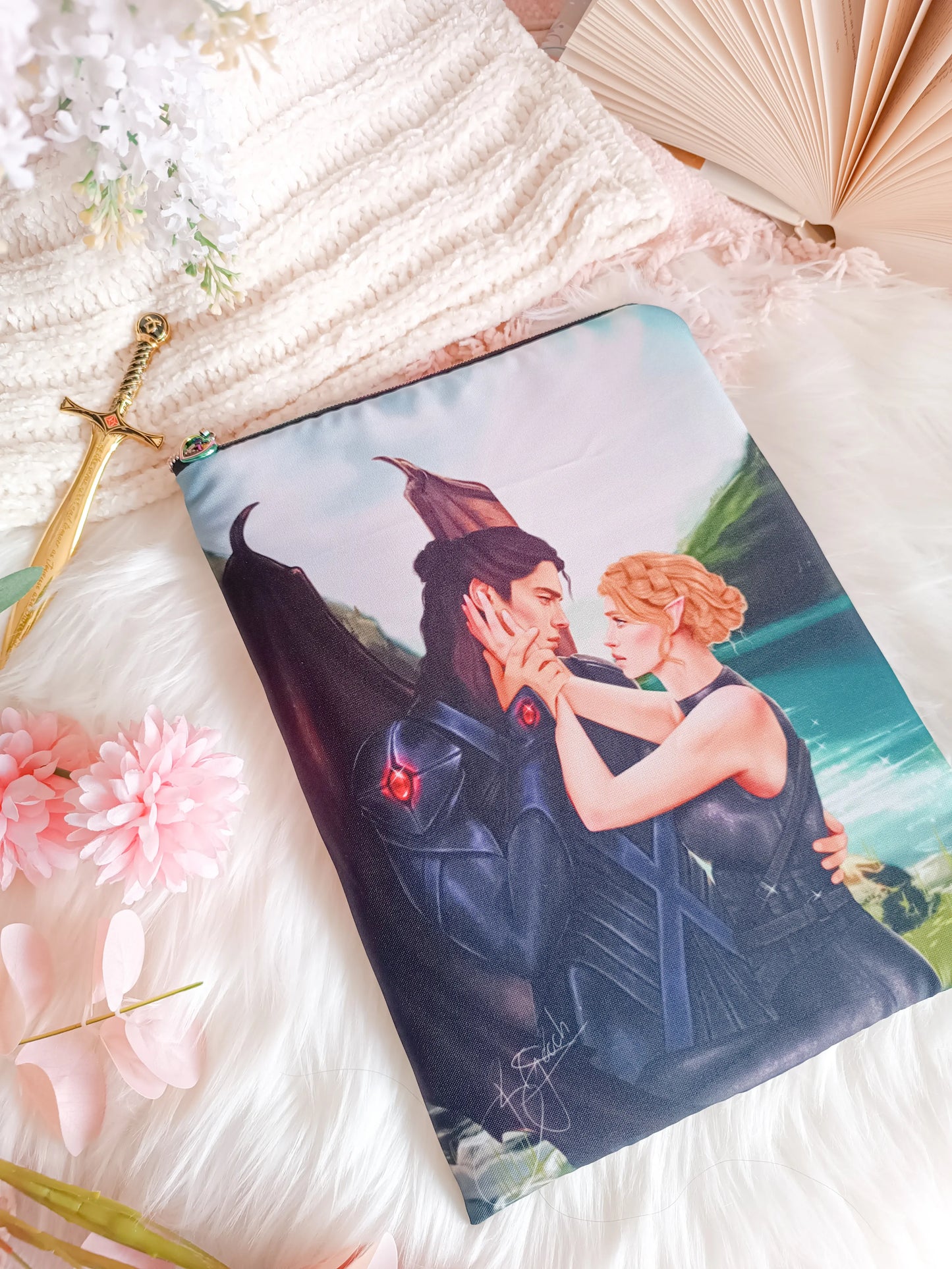 Nesta and Cassian Book Cover - Acotar