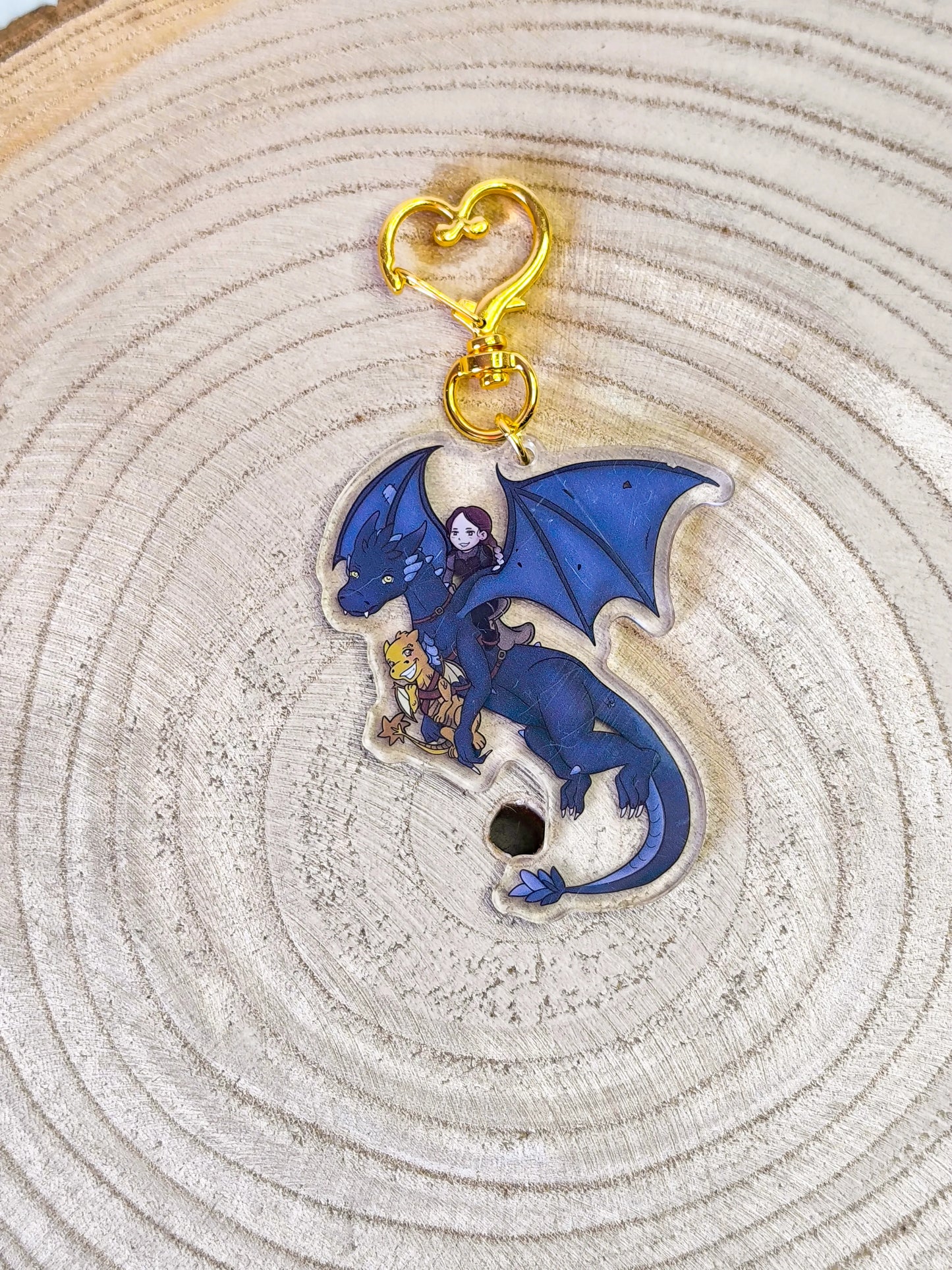 Llavero de Violet, Tairn y Andarna - Alas de Sangre