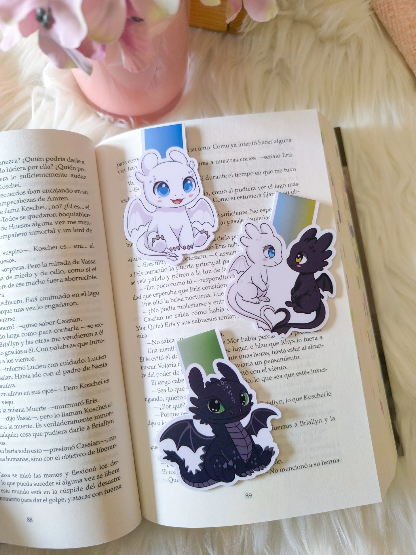 Marcapáginas Magnético de Desdentao y Furia Diurna - Cómo Entrenar a tu Dragón