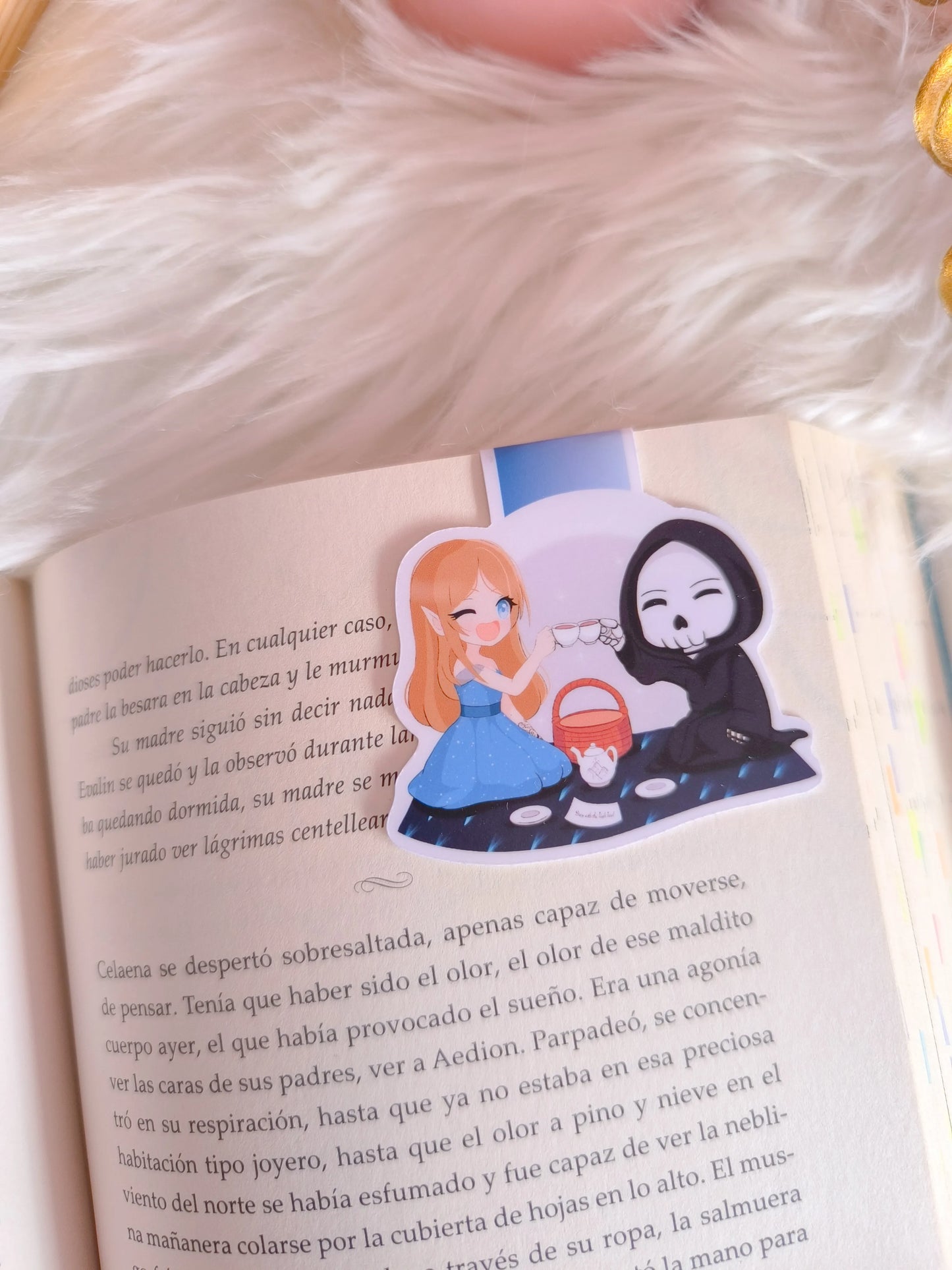 Marcapáginas magnético de Feyre y Suriel - Acotar