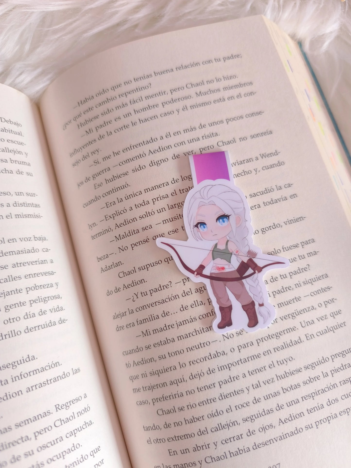 Paedyn with bow Magnetic bookmark - Powerless