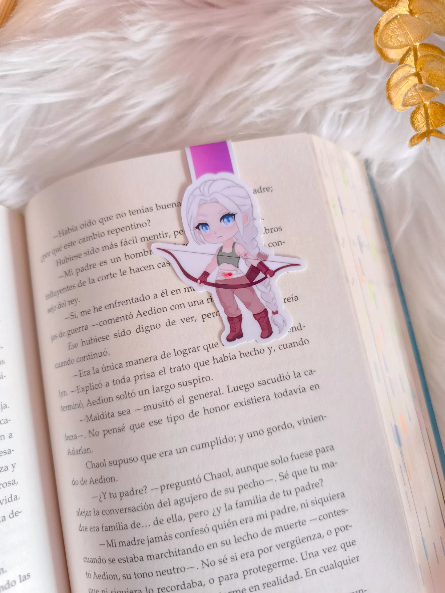Paedyn with bow Magnetic bookmark - Powerless
