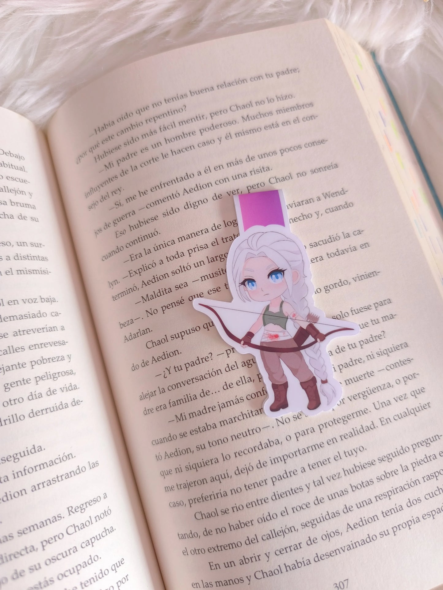 Paedyn with bow Magnetic bookmark - Powerless