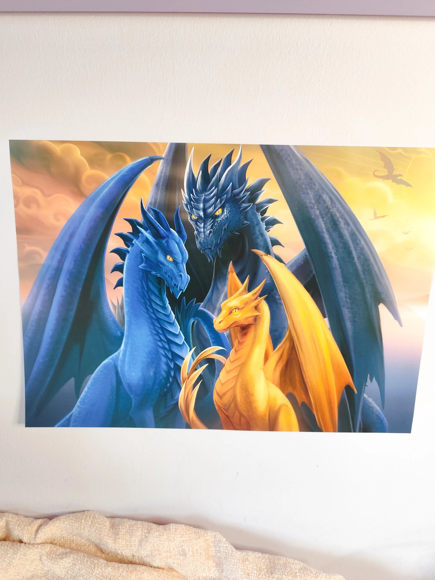 Póster Tairn, Andarna y Sgaeyl - Alas de Sangre