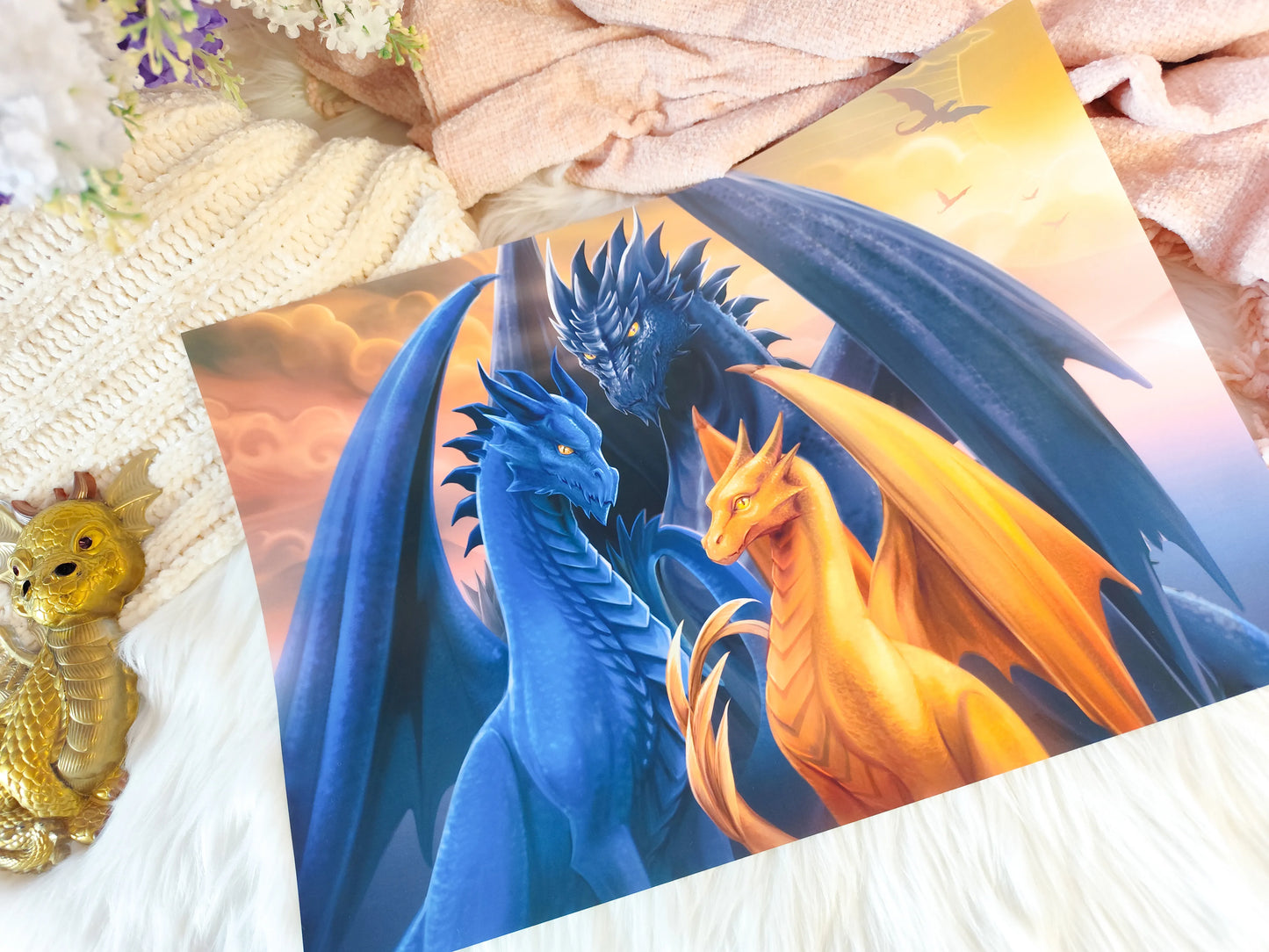 Póster Tairn, Andarna y Sgaeyl - Alas de Sangre