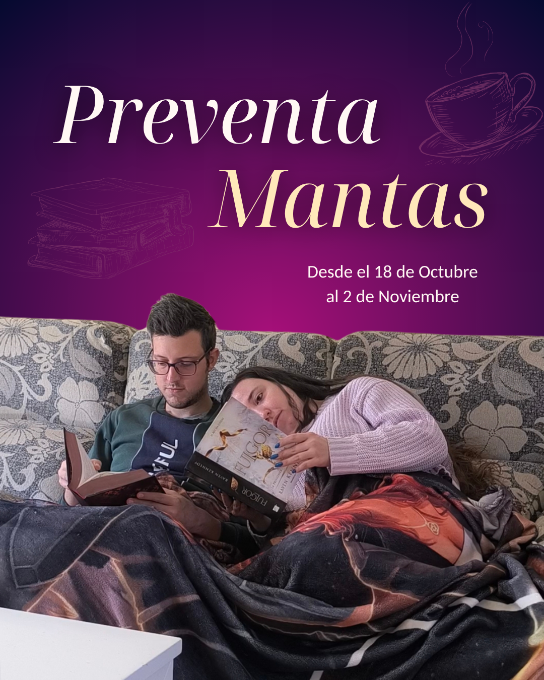 Preventa Mantas literarias - Diferentes modelos para elegir