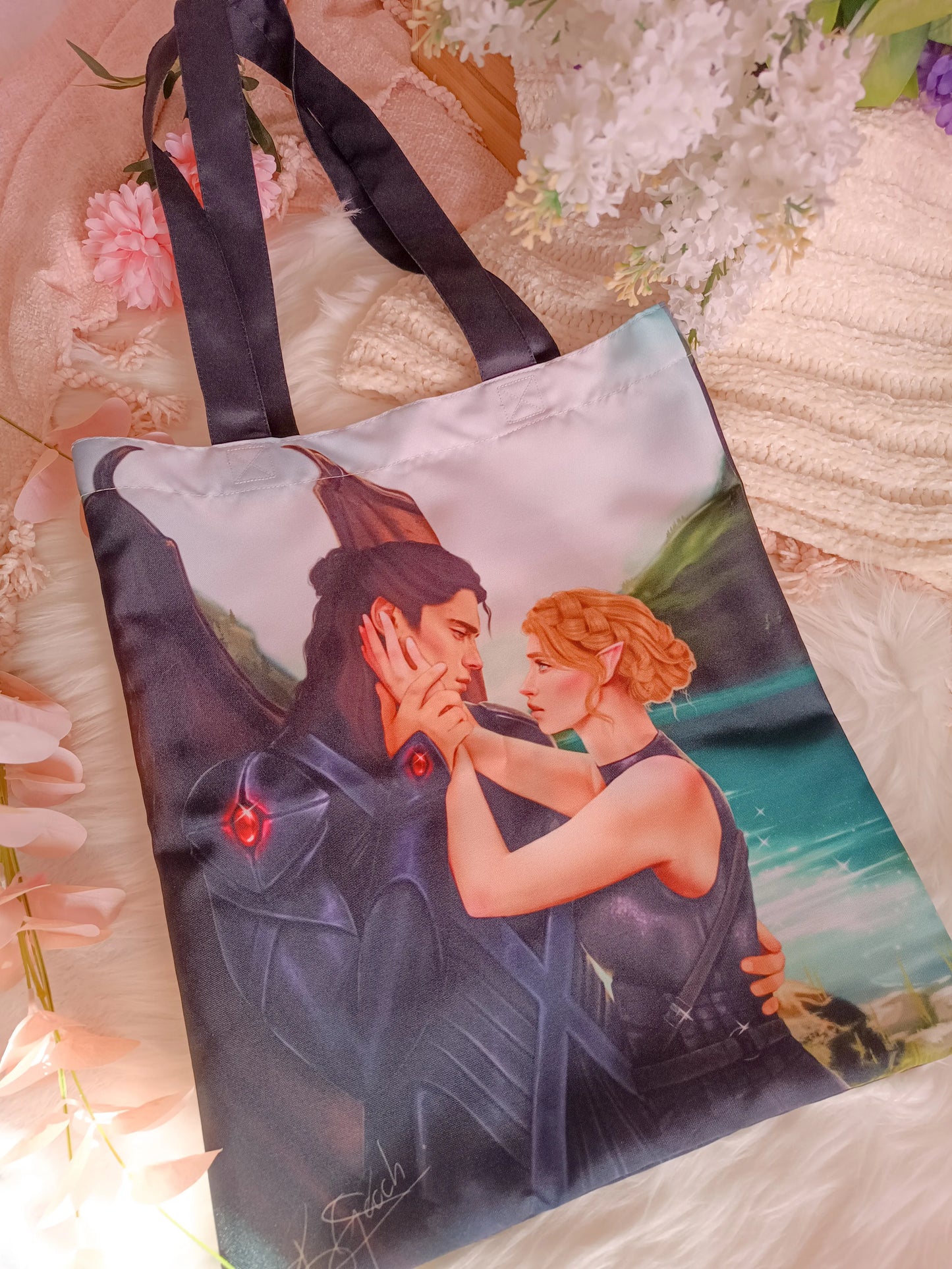 Nesta and Cassian Totebag - Acotar