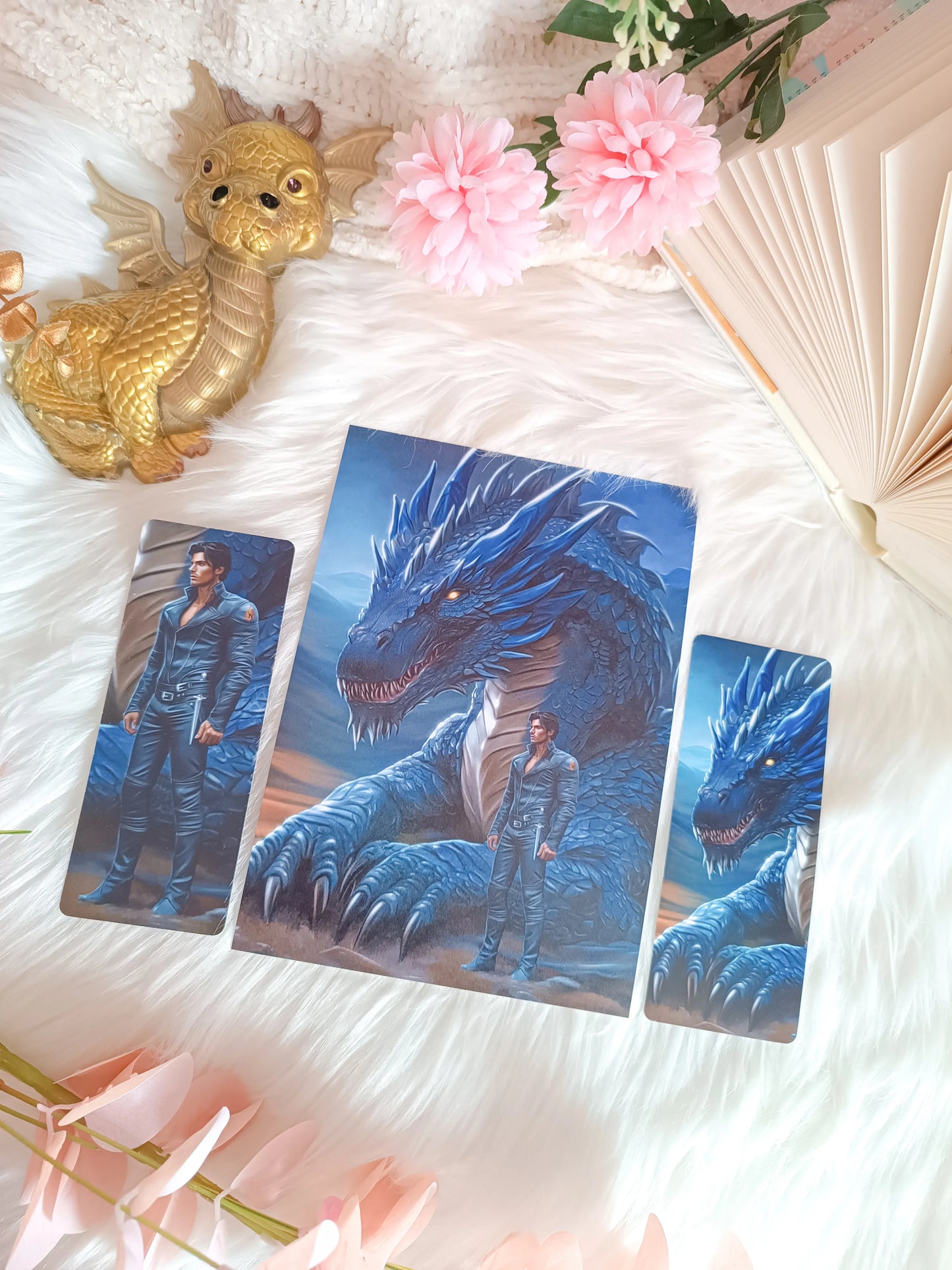 Marcapáginas de Xaden y Sgaeyl - Alas de Sangre