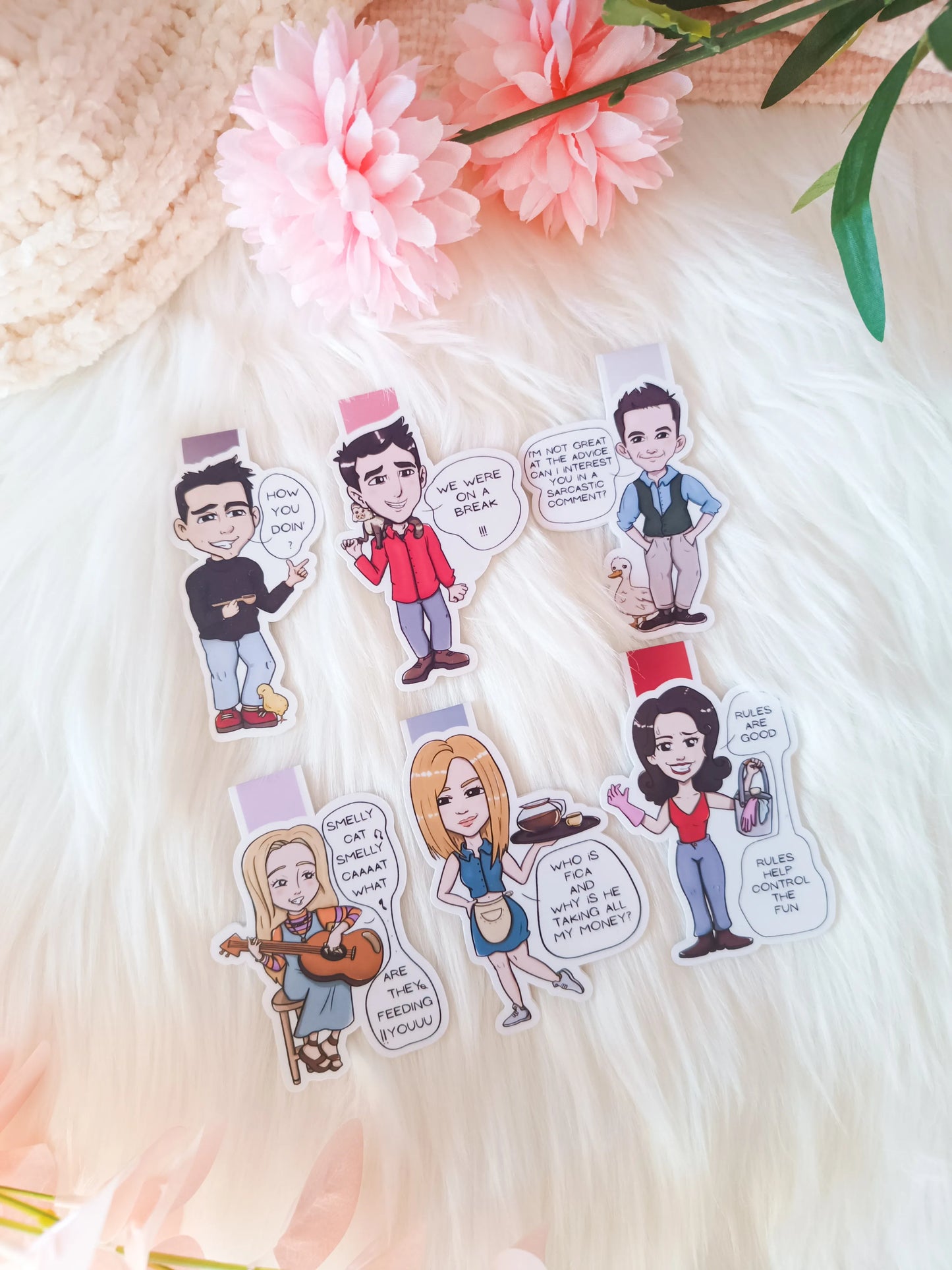 Marcapáginas Magnético de Mónica - Friends