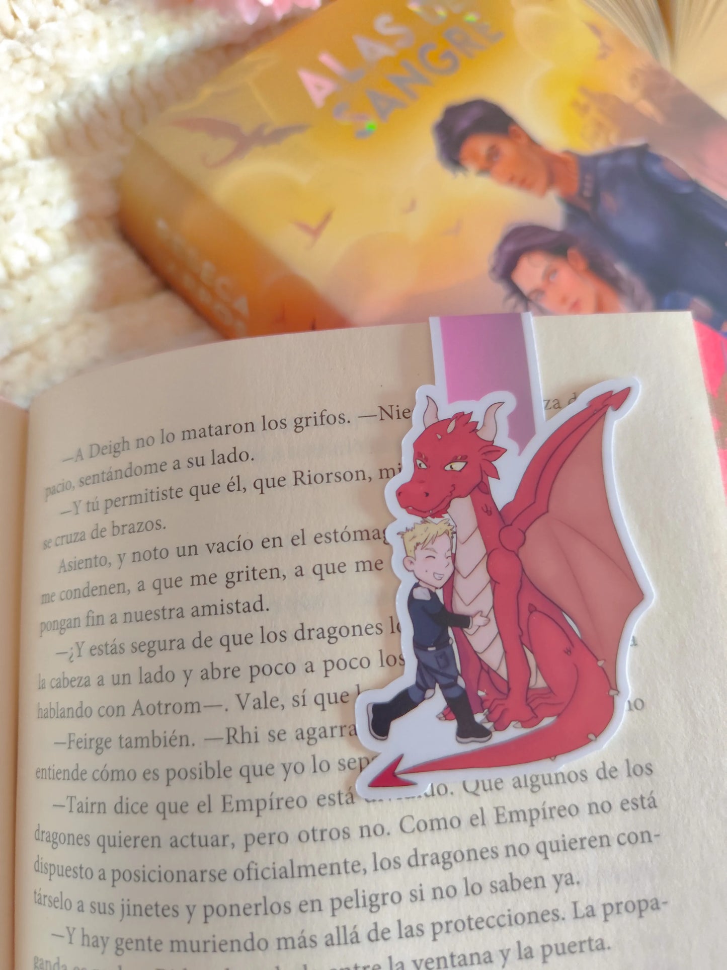 Marcapáginas Magnético de Liam y Deigh - Alas de Sangre