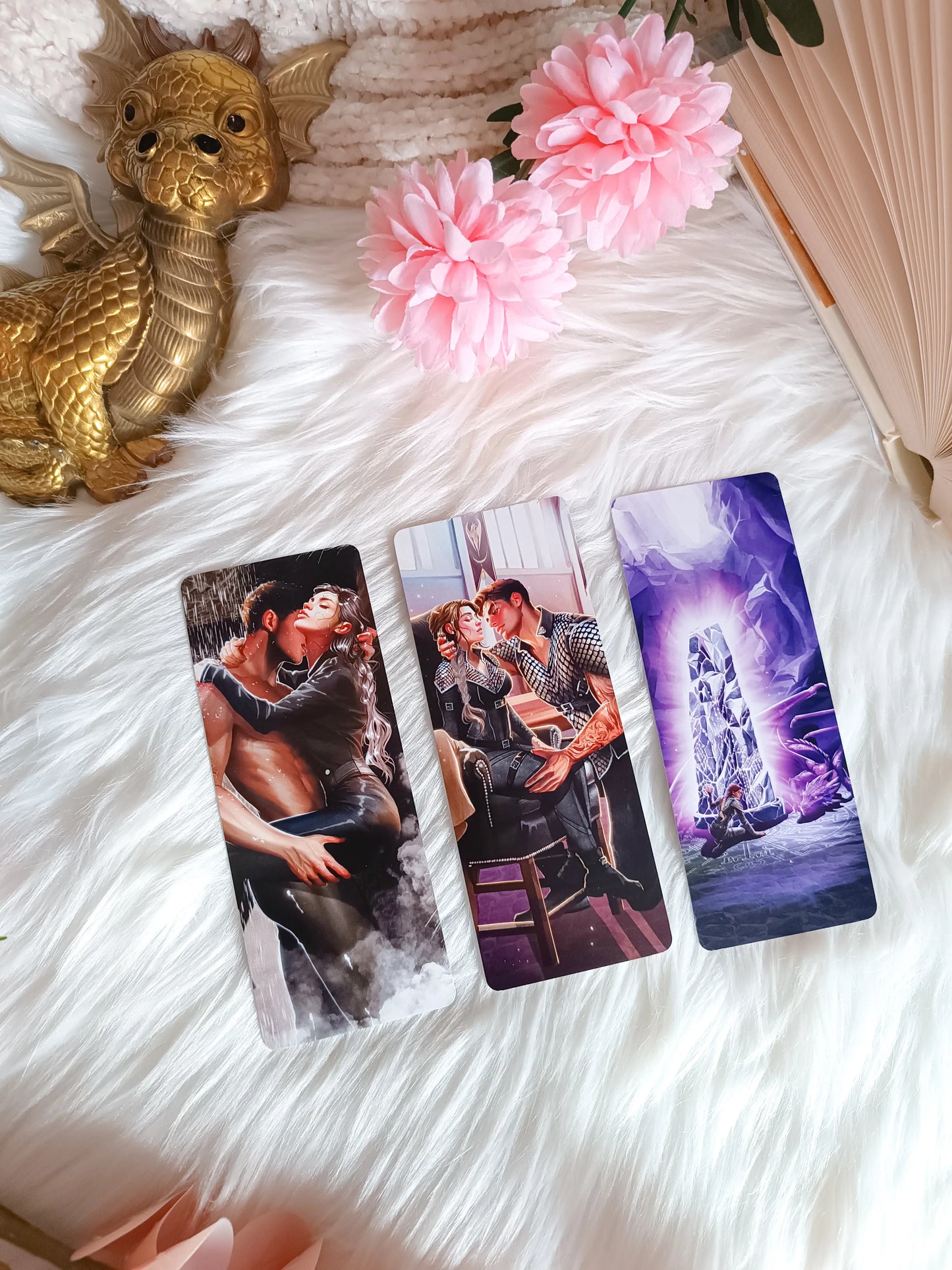 Iron Flame Bookmarks set