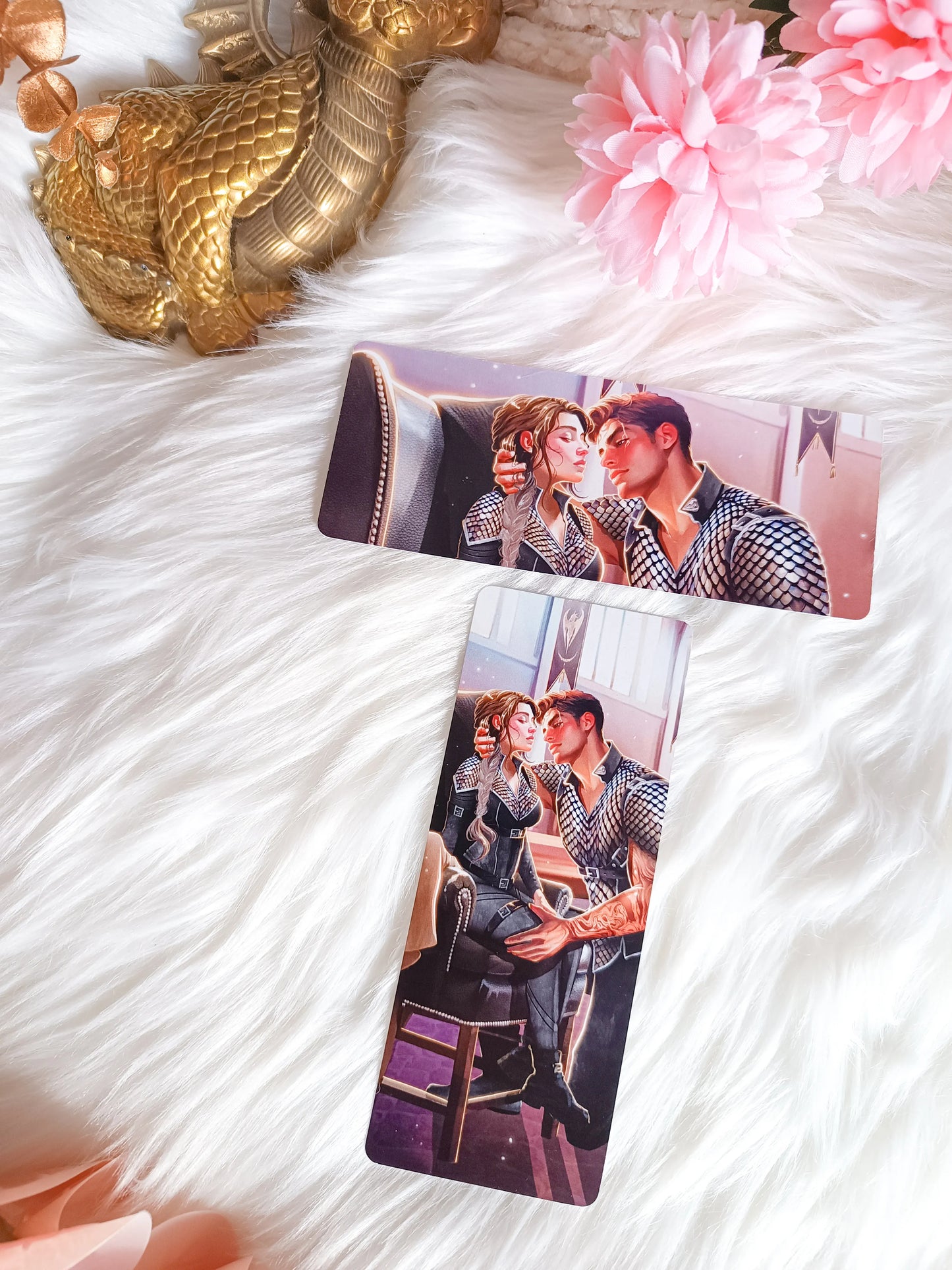 Iron Flame Bookmarks set