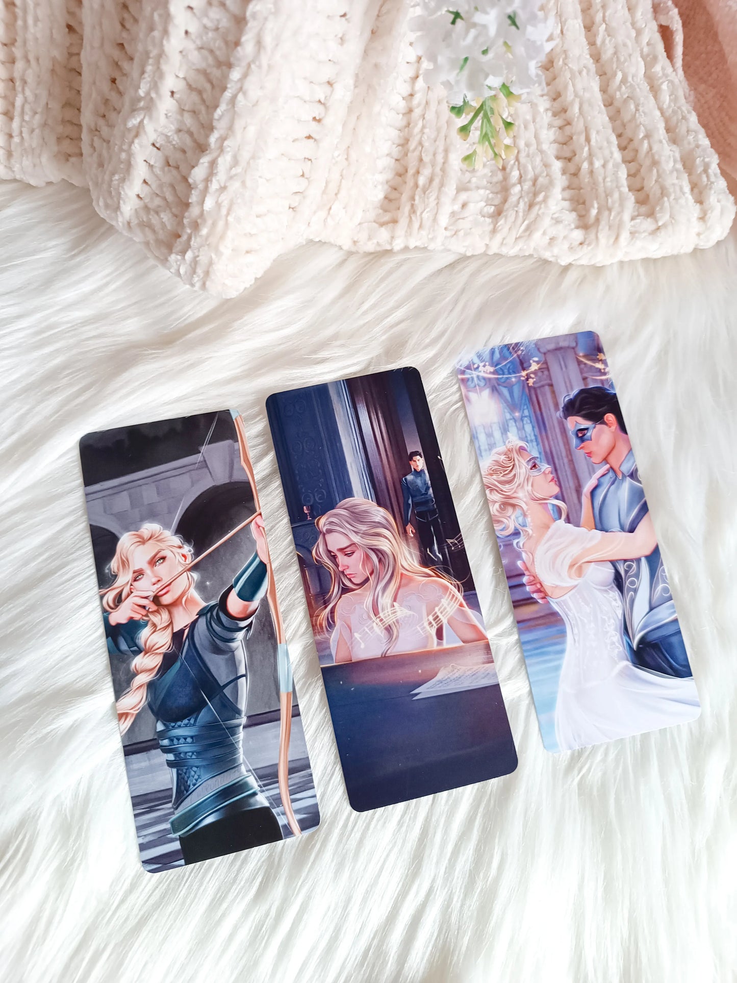 Throne of Glass Bookmarks set