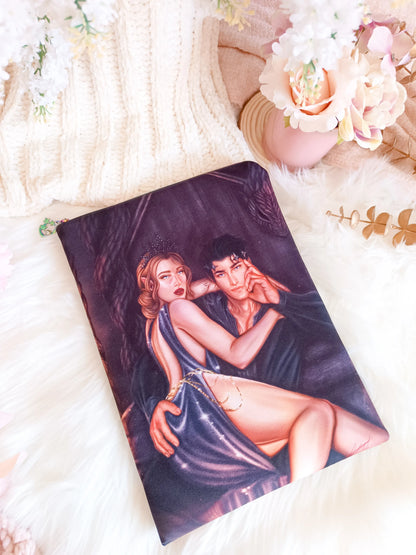 Funda de libro de Feyre y Rhysand en la Corte de las Pesadilla - Acotar