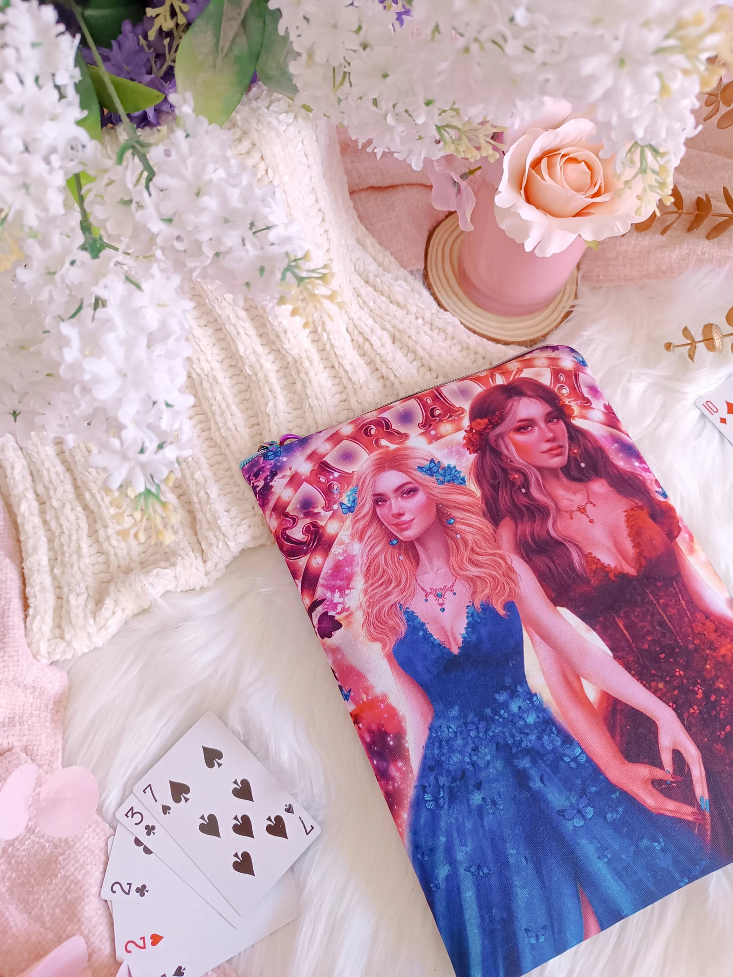 Funda de libro de Scarlett y Donatella  - Caraval