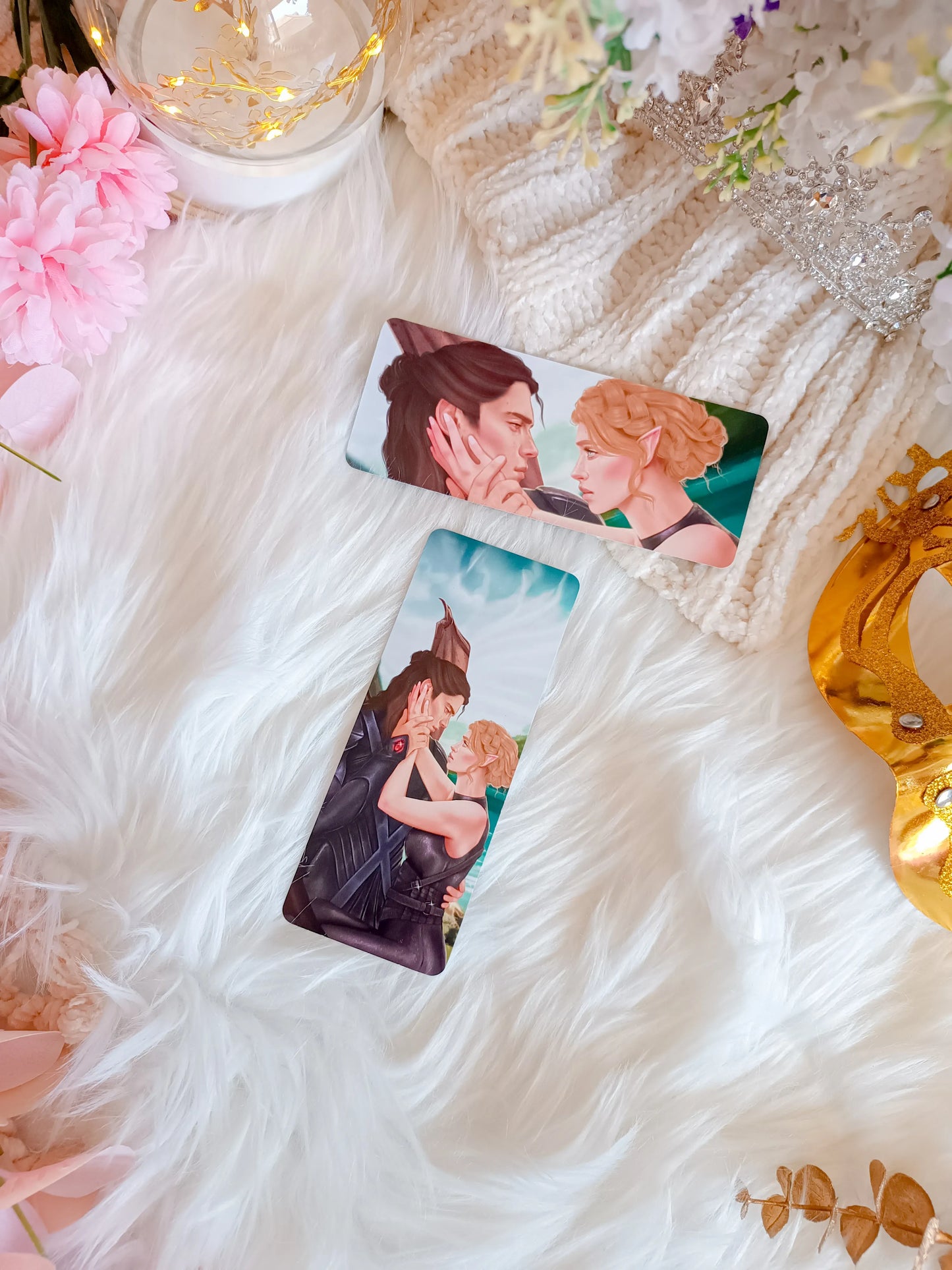 Nesta and Cassian Bookmark - Acotar