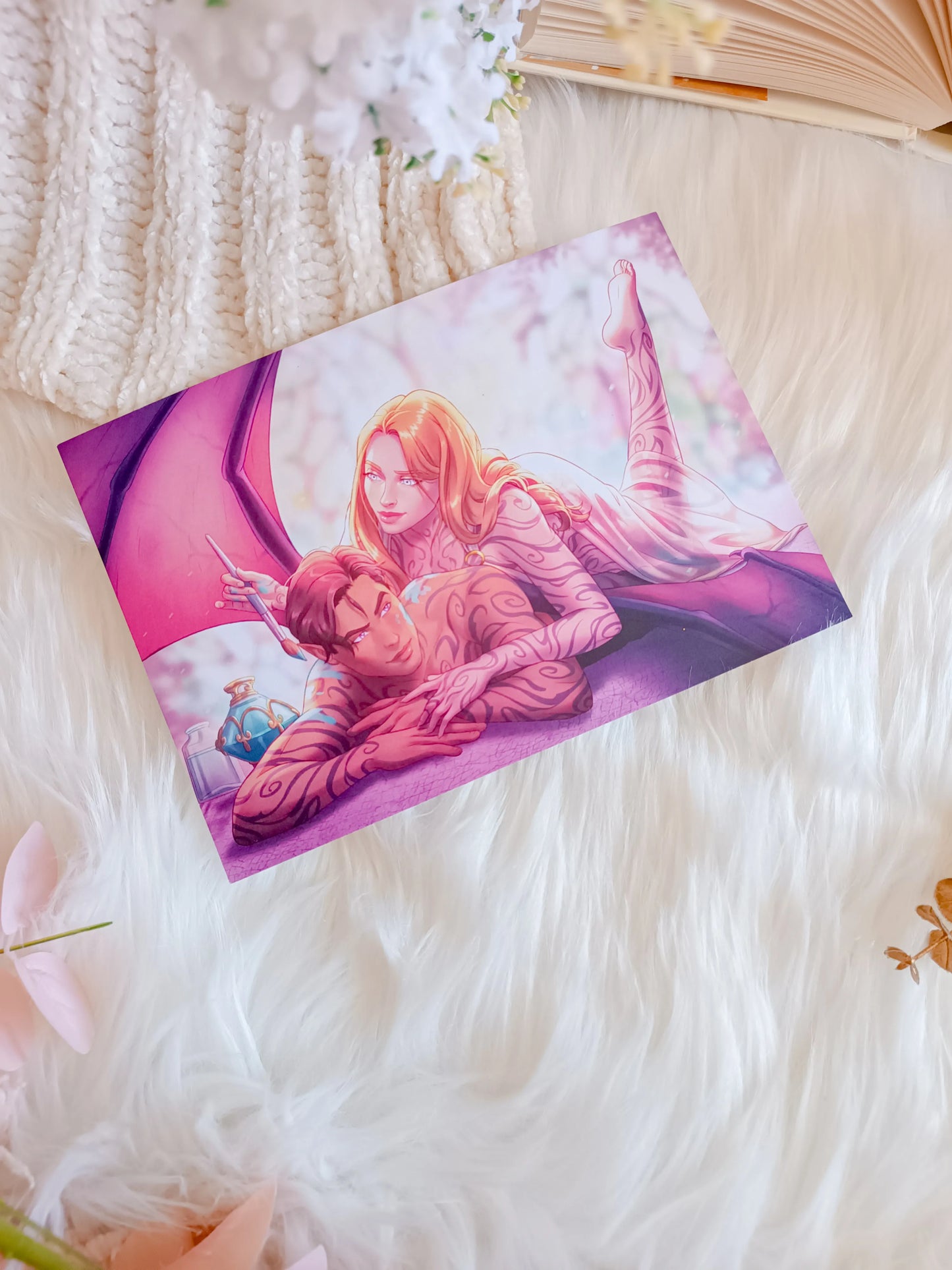 Print of Feyre and Rhysand chapter 55 - Acotar