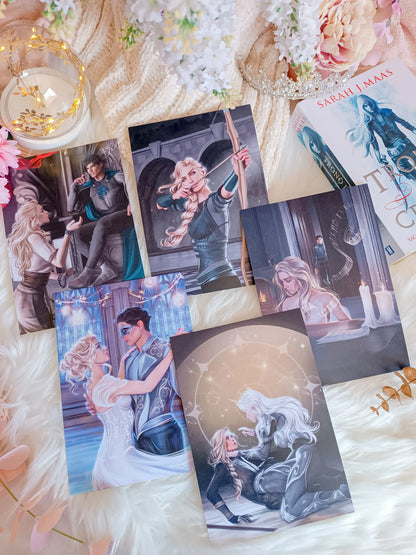 Set of Prints of Throne of Glass scenes