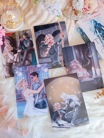 Set of Prints of Throne of Glass scenes