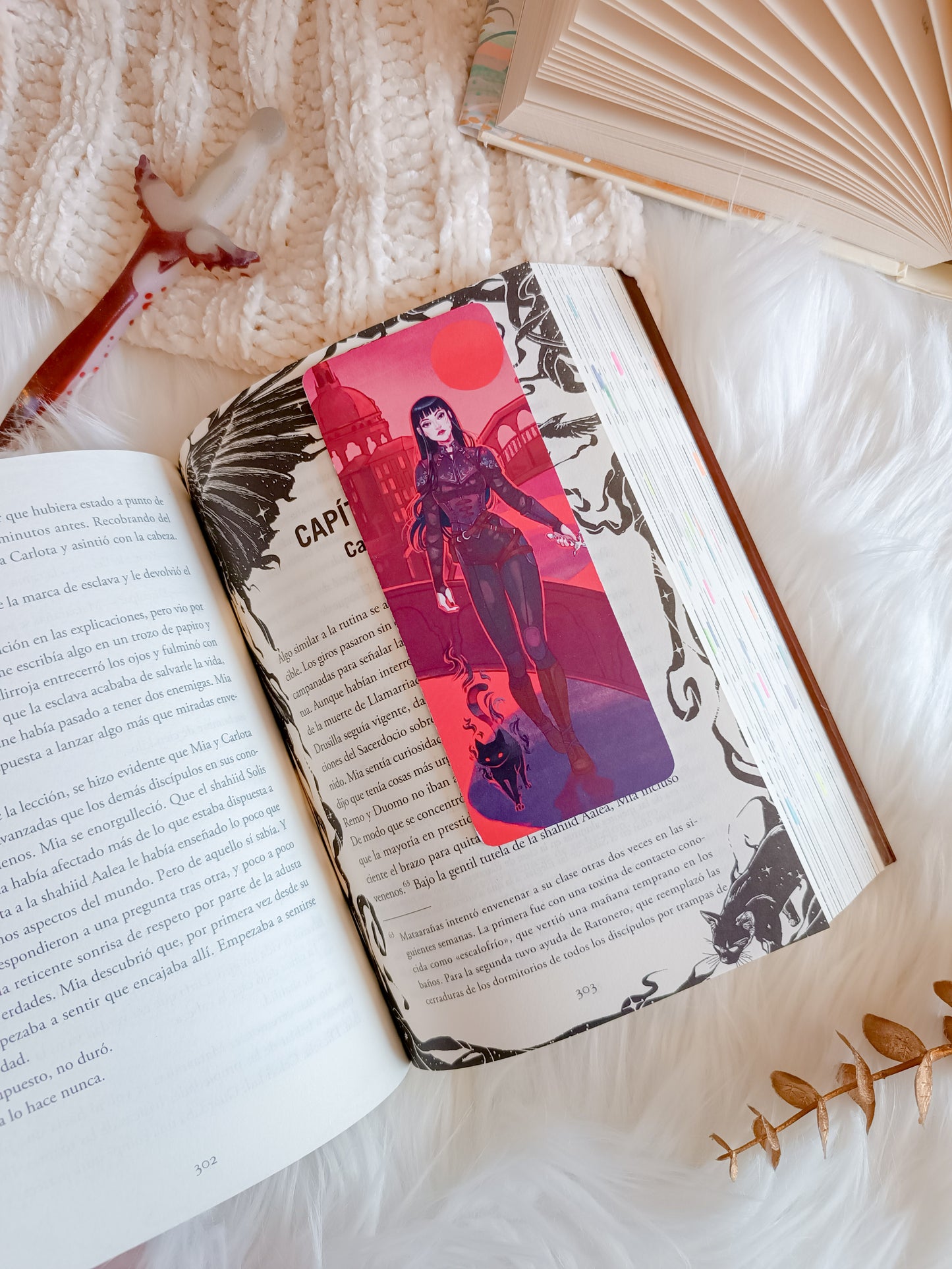 Mia Corvere and Don Majo bookmark - Nevernight