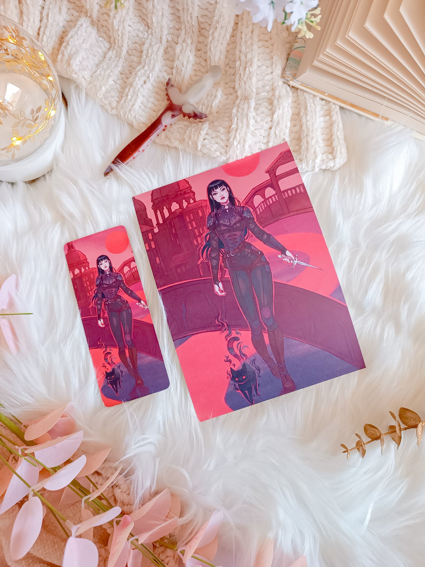 Mia Corvere and Don Majo bookmark - Nevernight