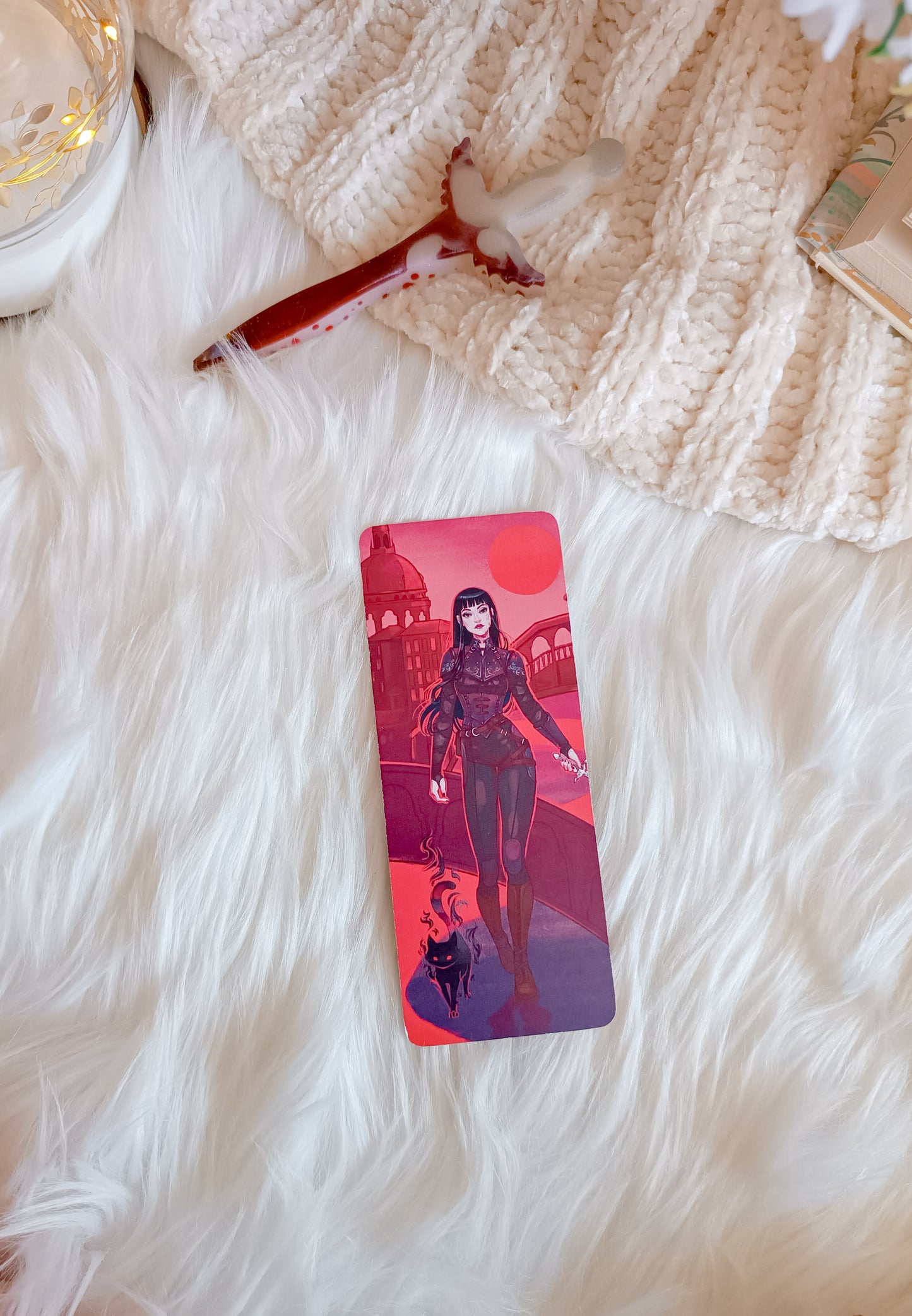 Mia Corvere and Don Majo bookmark - Nevernight