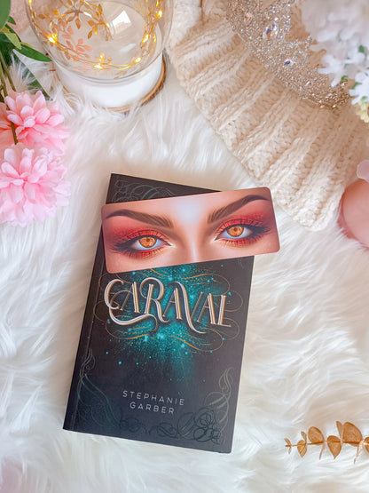 Scarlett's eyes bookmark - Caraval