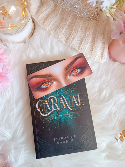 Scarlett's eyes bookmark - Caraval