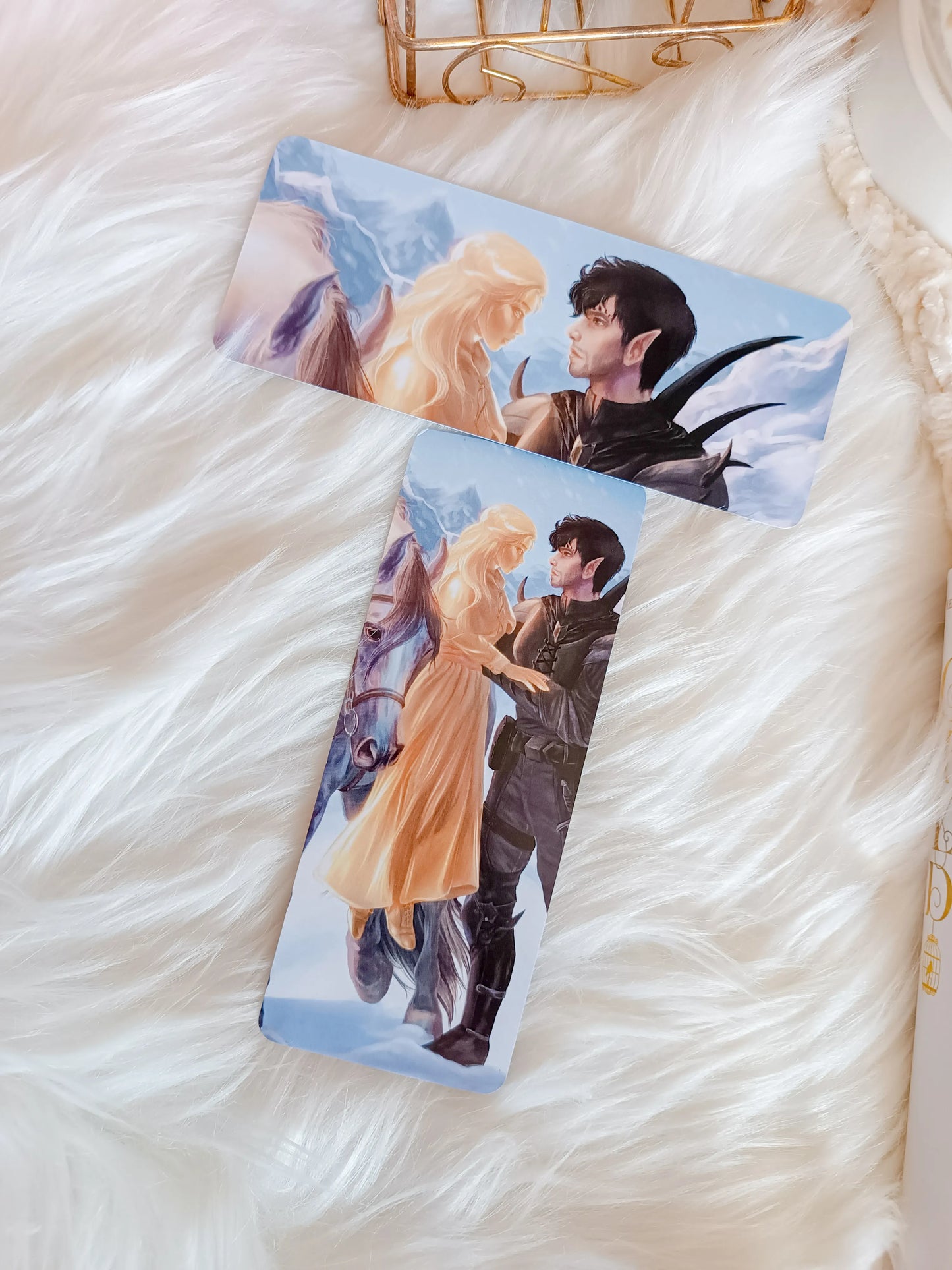 Auren and Rip Bookmark - The Golden Prisoner