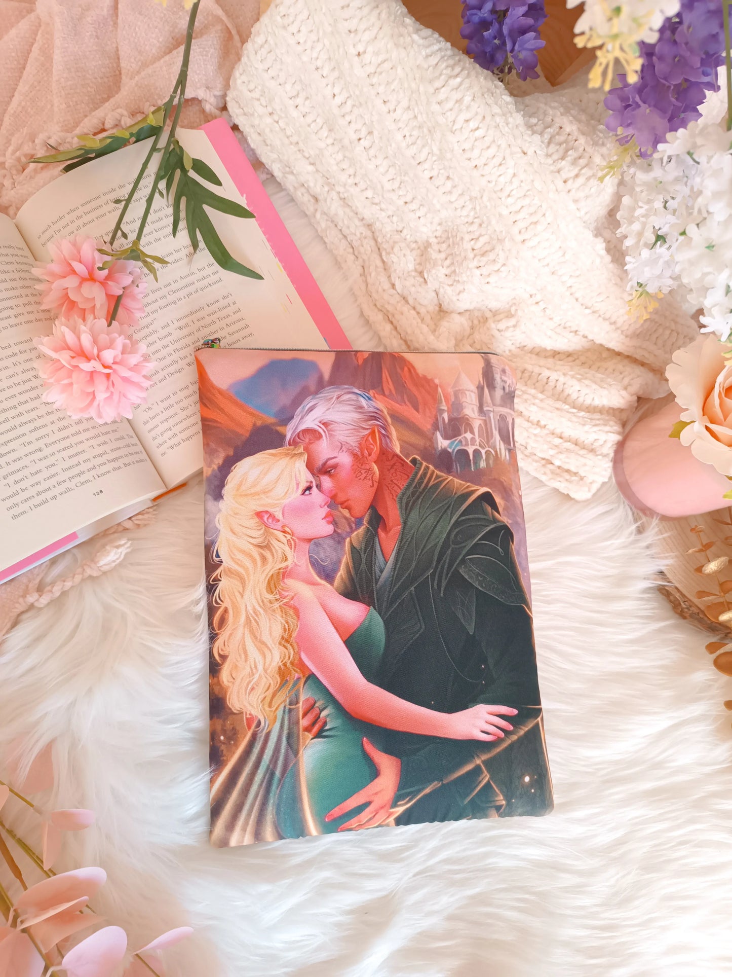 Rowan and Aelín book cover - Throne of Glass