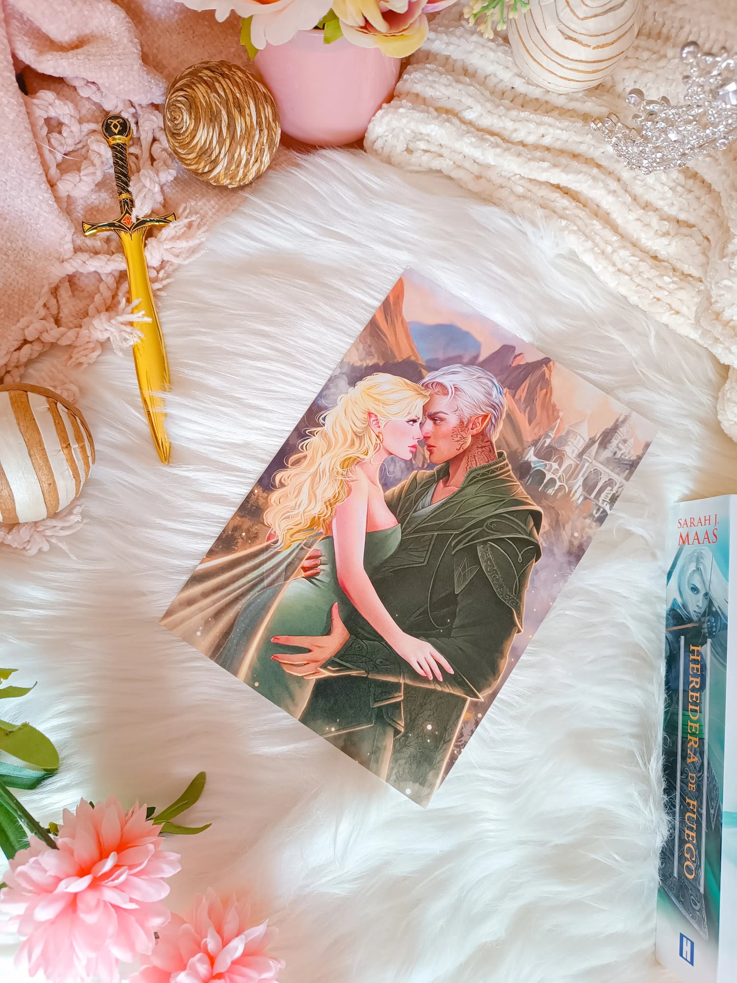 Rowan and Aelin Print - Throne of Glass